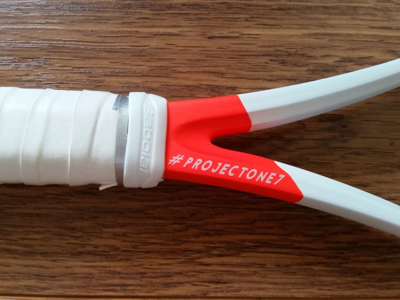 Project One Seven Racket Getest: Babolat ProjectOne7 racket - Mijnracket