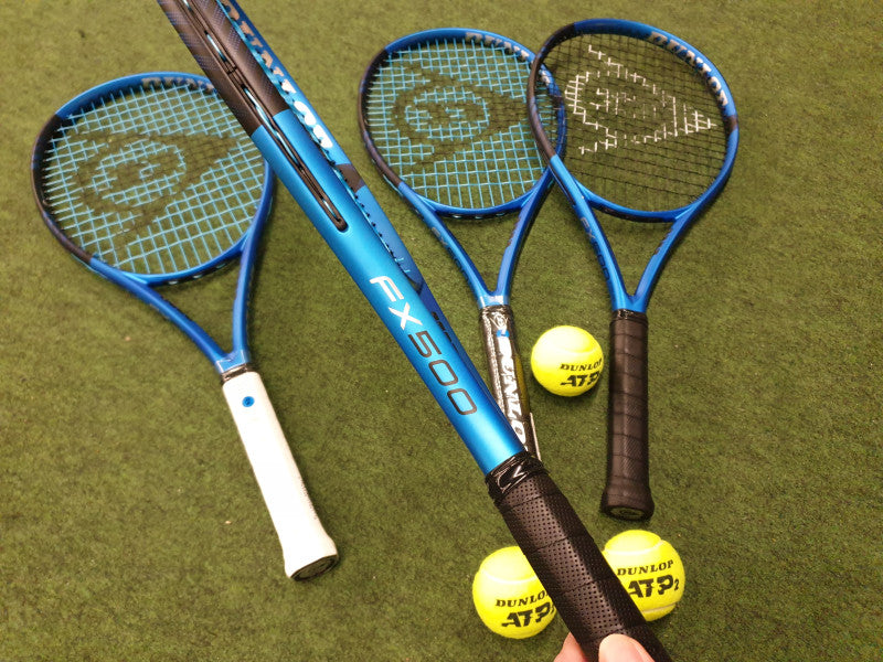 Two 2 Tennis Rackets Dunlop 500 store Tour Aerogel